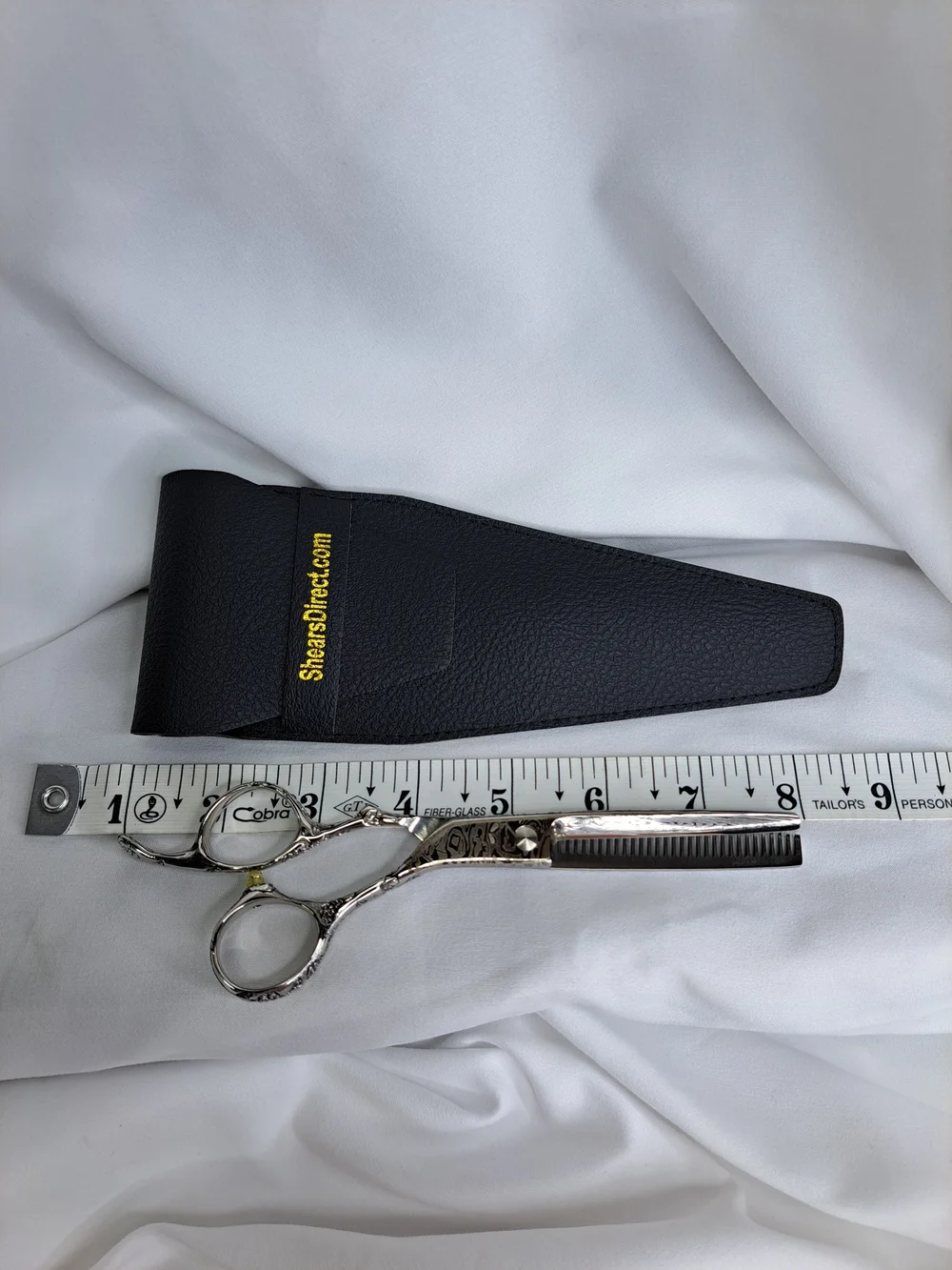 SHEARS DIRECT 30 TOOTH PRECISE TEXTURING THINNING SHEARS ROSE ETCHED